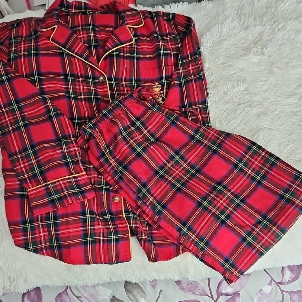 Lauren Ralph Lauren Pajama Set Sz M